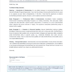 10_Recommendation_Letter_Template